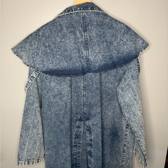 The Wear of the West x Vintage 80s Acid Wash Heavyweight Denim Duster - Picture 8 of 12